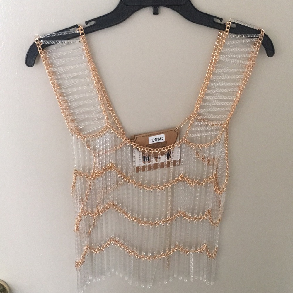 Drip acrylic chain top